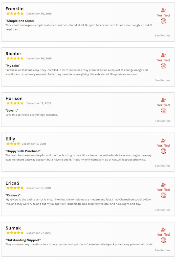 iDateMedia Dating Software Reviews