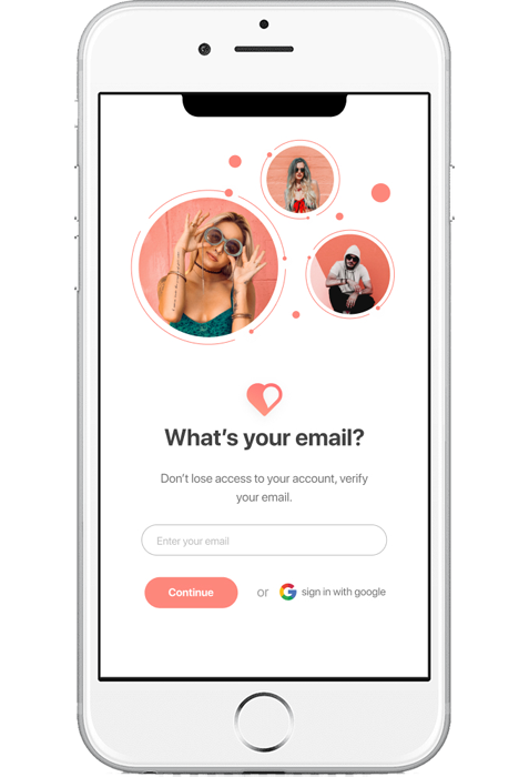 Mobile Dating App Welcome
