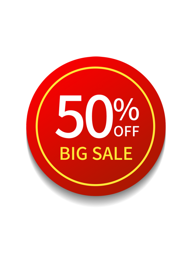 50% Off
