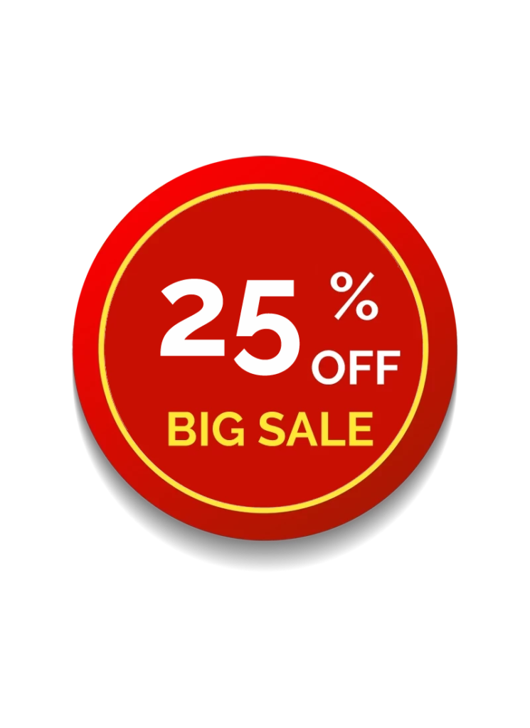 25% Off